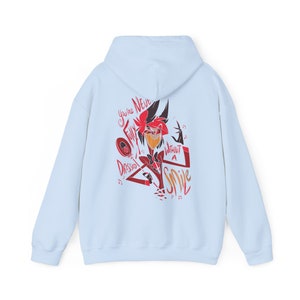 alastor hoodie, you're never fully dressed without a smile hoodie, alastor merch, alastor, alastor smile, alastor tshirt, hoodie, anime image 5