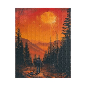 Legpuzzel Twilight Forest: wandelavontuur bij zonsondergang