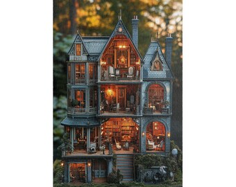 Puppenhaus-Puzzle: Familienspaß (110/252/520/1014 Teile Optionen)