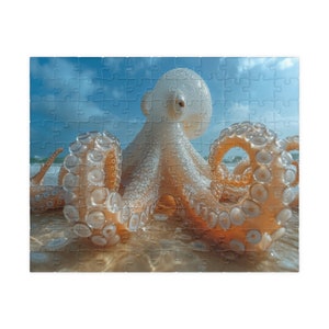 Octopus Escape Jigsaw Puzzle: Sea Life Family Activity