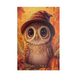 Autumn Owl Jigsaw Puzzle: Cozy Fall Decor