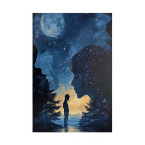Moonlit Reflections Jigsaw Puzzle | 110/252/520/1014 Piece Options | Easy to Challenging | Fun Family Activity | Perfect Gift Idea