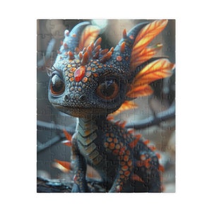 Firecrest Dragonling Jigsaw Puzzle | 110-1014 Piece Options | Easy to Difficult | Unique Mythical Creature | Family Fun | Great Gift Idea