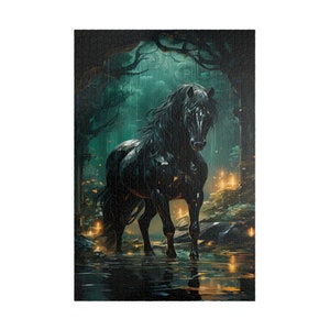 Midnight Mystique Jigsaw Puzzle  | 110/252/520/1014 Pieces Available | Easy to Challenging | Fun Family Activity | Perfect Gift Idea