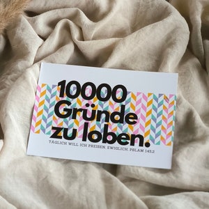 Christliche Karte, Modern, Postkarte, Grußkarte, DINA 6, Blanco, Geschenkkarte, Verskarte