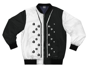 Chaqueta bomber con placa de refuerzo