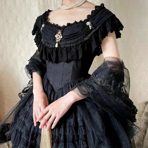 The Masquerade Gothic Victorian Velvet and Lace Vampire Gown Dress Corset  Costume Limited Edition -  Canada