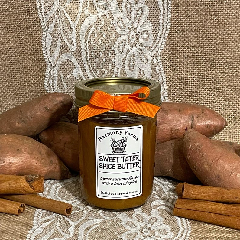 Tator Ribbons Sweet Tater Spice Spread | Small Batch Southern Goodness | 8 Ounces - Etsy