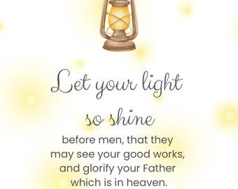 聖書の一節ウォールアートセット｜キリスト教の子供部屋の装飾（PDF）