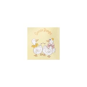 Cute Goose Bumps Sticker | Funny Goose Sticker | Duck Sticker | Animal Pun Sticker | Cute Vinyl Waterproof Sticker for Laptop,