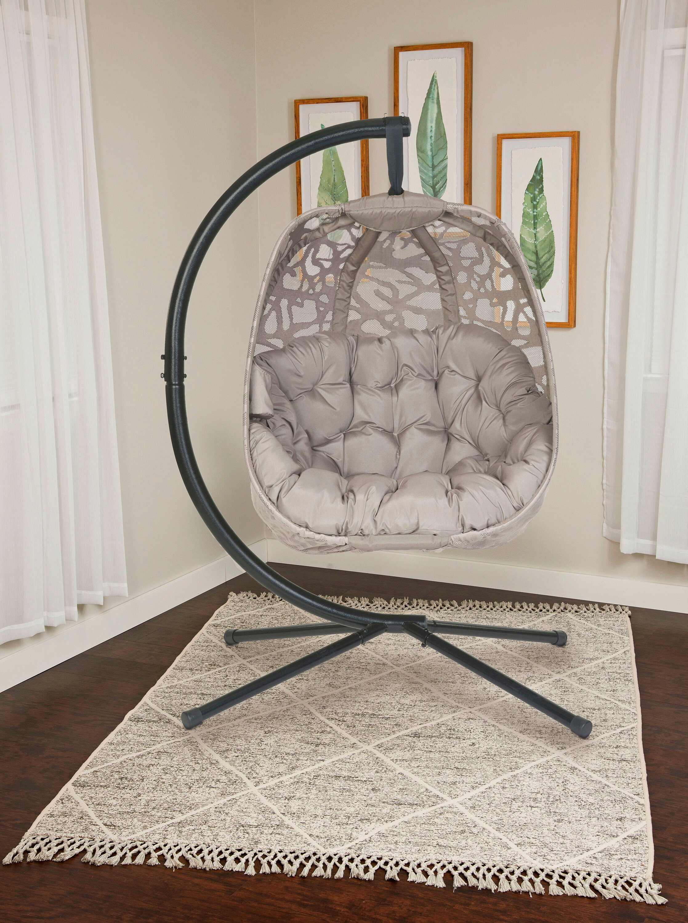 Hanging Egg Patio Chair Branch Etsy