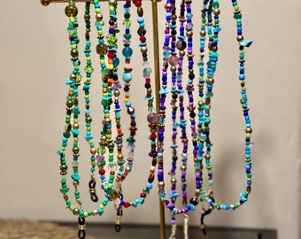 Glasses Chain Hand Made, Colorful Eyeglass Strap