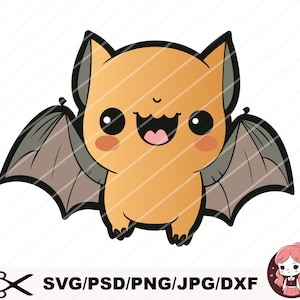 Nietoperz SVG, Uroczy nietoperz SVG, Halloween SVG, Dekoracje na Halloween SVG, Nietoperz Halloween SVG, Projekt Halloween SVG, Dekoracje na imprezy SVG, Pliki do cięcia Cricut