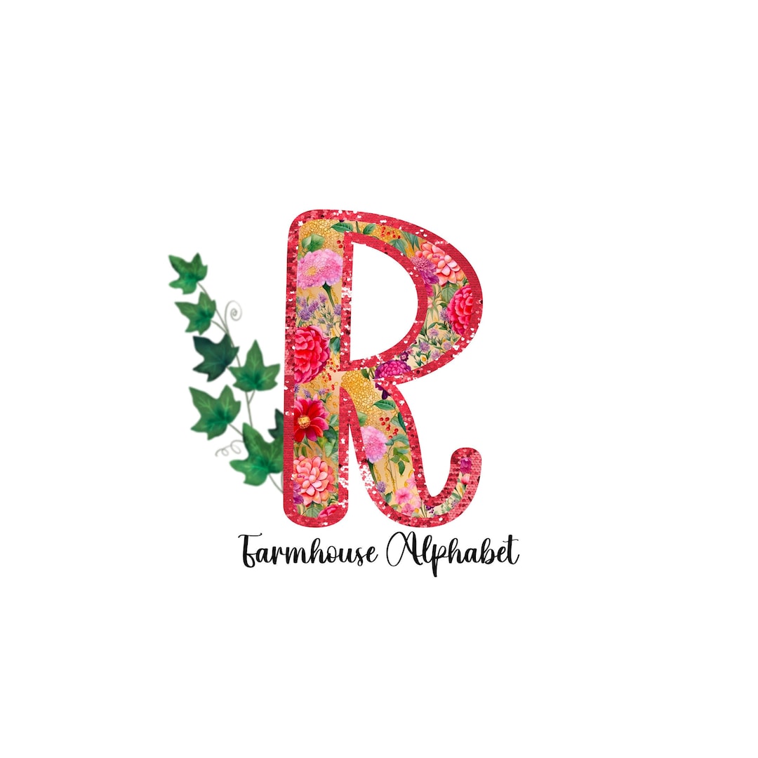 Farmhouse Font, Alphabet, Font, PNG, Clipart, Sublimation, Watercolor ...