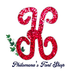 Monogramtypsnitt, manusbokstäver, alfabet, initialer, PNG, preppy grejer, glitterpaljetter, sammankopplande,