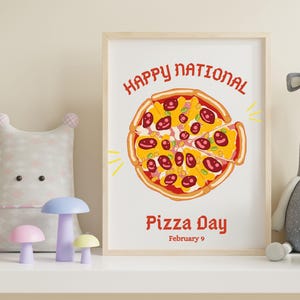 National Pizza Day, Pizza Digital, Instant Download, pizza day, Printable Pizza, Fast Food Seamless Pattern, pizza seamless pattern, PNG