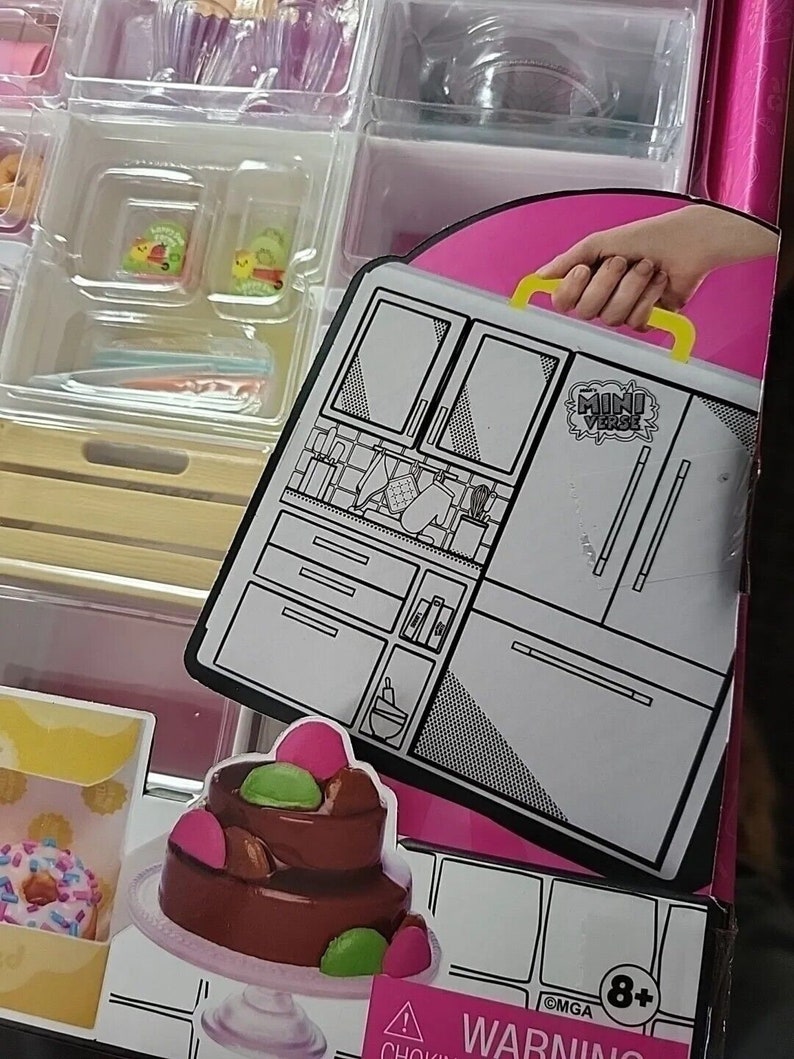 Miniverse Make It All You Can Eat Set With Refrigerator Carry Case Etsy