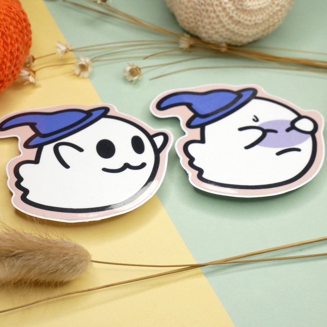 Cute Ghost Sticker Vinyl Ghost Sticker Halloween - Etsy