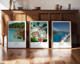 Haiti Photo Set of 3: Caribbean Travel Photography (Digital Download)