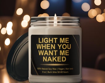 Valentine Gifts for Husband Funny Candle 1st Anniversary Gifts Boyfriend Gifts for Him Soy Candle Birthday Gift Scented Candles