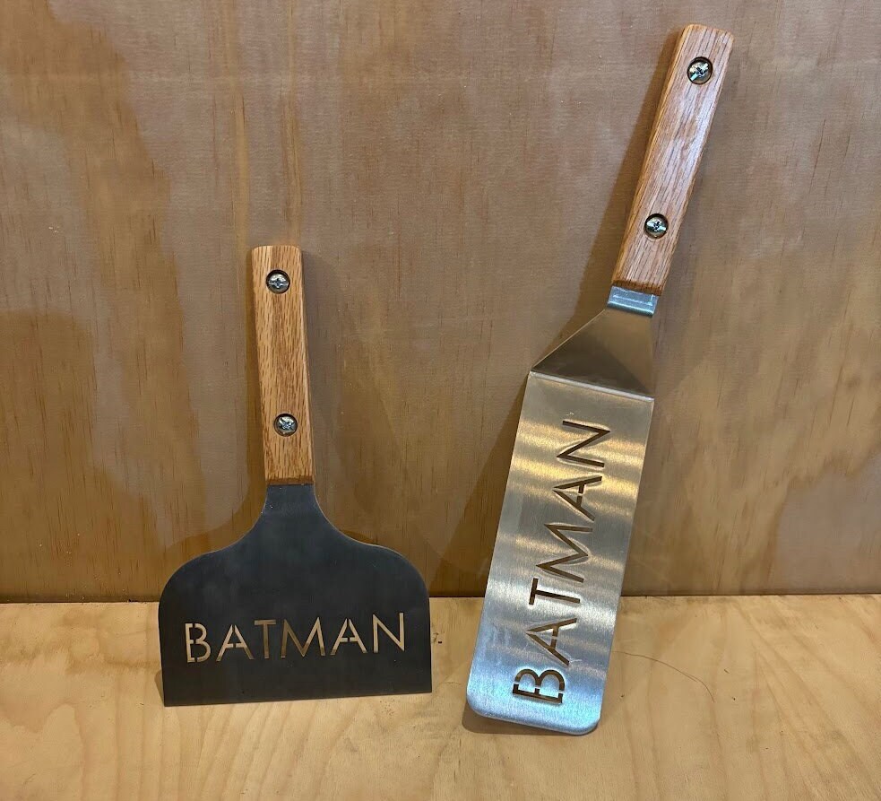 Custom Lasercut Griddle Spatula Etsy