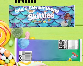Little Mermaid  theme skittles