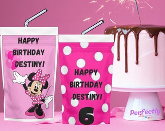 Minnie Mouse  Capri Sun Labels