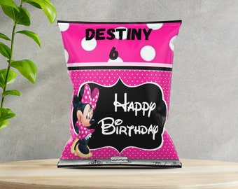 Minnie Mouse Chip Bag Design
