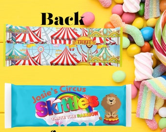 Circus theme skittles