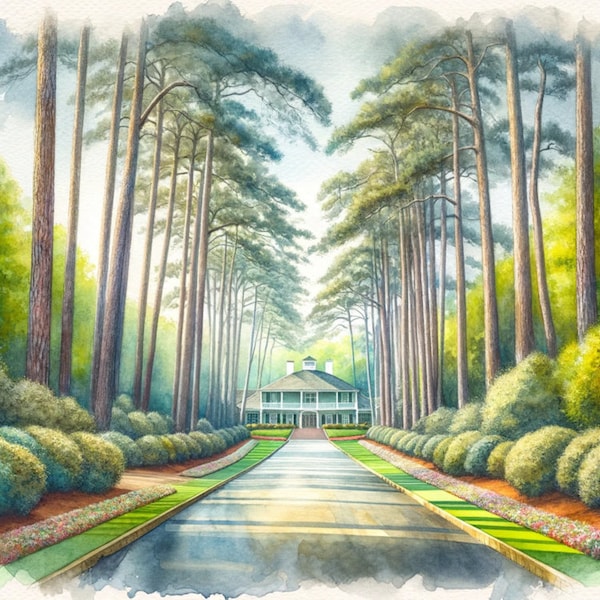 Entrance to Augusta National Golf Wall Art