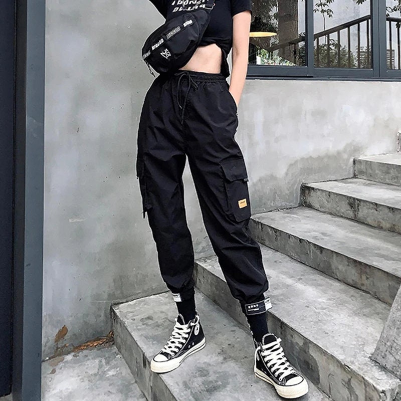 Pants Y2k Cargo Corteiz Harajuku Hip Hop Print Multi Pocket Overalls Punk  Rock Wide Leg Oversized Streetwear 230404 8 Phayq0uk