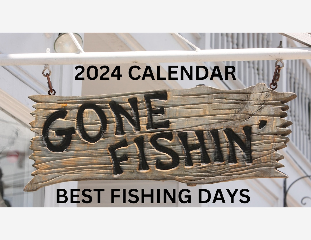 Best Fishing Days 2024 Calendar Etsy