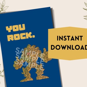 YOU ROCK Grußkarte - Malphite, League of Legends