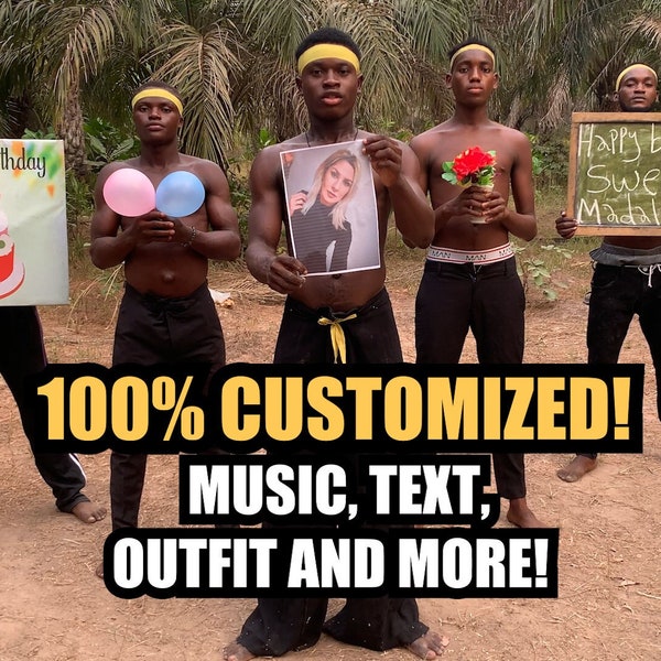 100% Personalized Video Greetings from Africa! Birthdays and more!