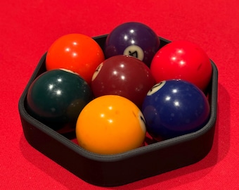 3-Ball Rack & 7-Ball Rack | Cute 3D Printed Gift for Poolplayers