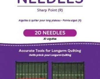 Handi Quilter Longarm Quilting Needles - Standard Sharp Point (R) Size 18 (Pack of 20)
