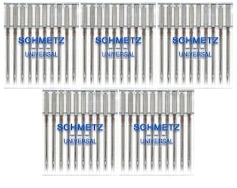 50 Schmetz Universal Sewing Machine Needles 130/705H 15x1H Size 70/10