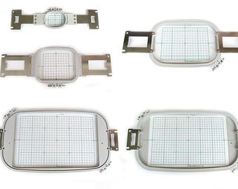5-Piece Embroidery Hoop Set for Brother PR Series & Babylock Machines – Compatible with PR600, PR620, PR650, PR1000, EMP6, BMP8, and more