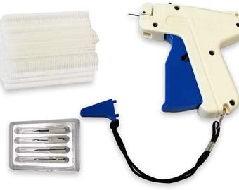 Premium Tagging Gun for Clothing Price Tag Gun with 5 Extra fine Micro Needles 1500 Barbs 1/4 inch Fasteners Quilt Basting Gun