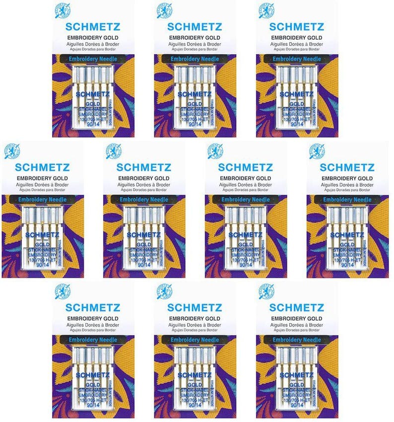 Couture Cuir Euro-Notions Machine Métallique Needle-Size 14/90 5/Pkg, D'autres, Multicolore Fil Pour Cuir