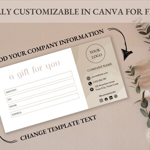 Digital Gift Certificate Template Digital Dowlnad e gift Card fancy Digital Gift Certificate Template Digital Dowlnad e gift Card fancy
