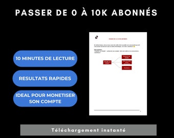 Passer de 0 à 10 000 abonnés sur TikTok légalement