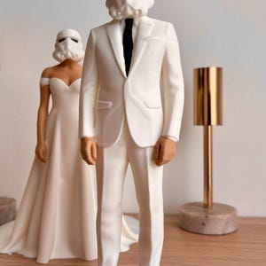 Stormtrooper Mashup Collectibles | Football, Boxer, Dapper Gent, Groom Trooper | Unique Desk Decor Gift | Galaxy Fan Art | Father’s Day Gift
