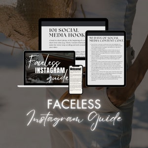 DFY Faceless Instagram Marketing Guide w/Master Resell Rights (mrr) & Private Label Rights (plr)