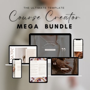 PLR/MRR Course Creator MEGA bundle with Master Resell Rights Printable Canva Templates Commercial Use Start Your Digital Product Business