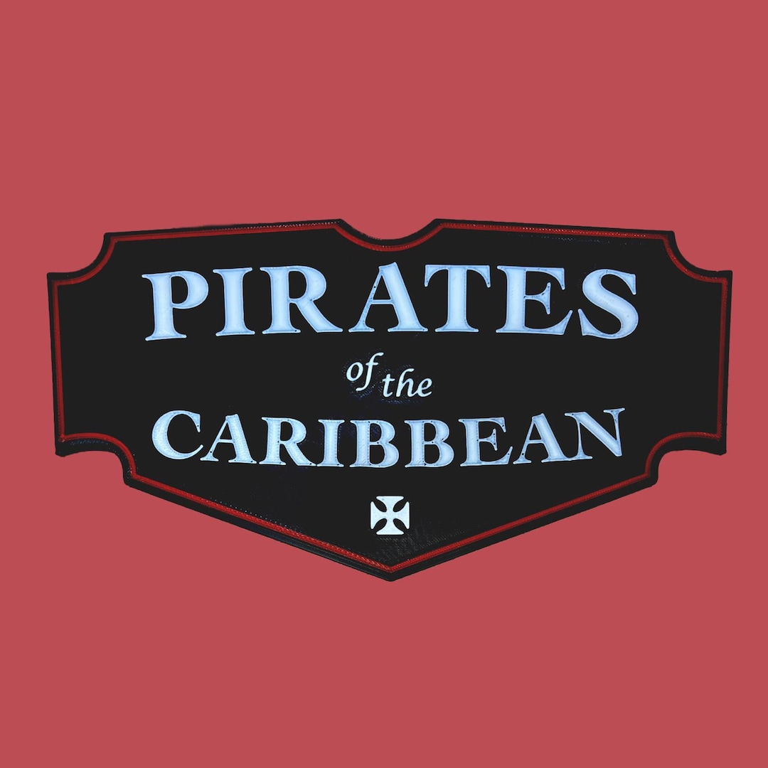 Pirates of the Caribbean Sign - Etsy