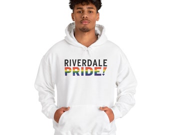 Riverdale LGBTQ+ Pride Hoodie, Gay Pride Hoodie, Lesbian Pride Hoodie, Riverdale Bronx Hoodie, Bisexual Pride Hoodie, Pride Flag Hoodie