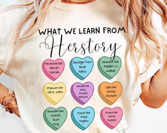 Womens History Month Comfort Color Tee, Feminist Tshirt, Women Empowerment Top, History Teacher Tee Shirts, Womens Rights Shirt
