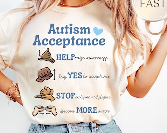 Autism Aware T-shirt, Autism Acceptance Shirt, SPED Teacher Shirt Gift, Autism Support Shirt, Autism Month Shirt, Autism Diversity Shirt
