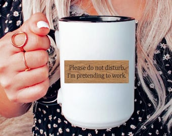 Funny Work Stress Mug, Gift for Work Bestie Friends Gift, Work Mug, Coworker Gift, Burnout Joke, Boss Collegue Office Sarcastic Mug